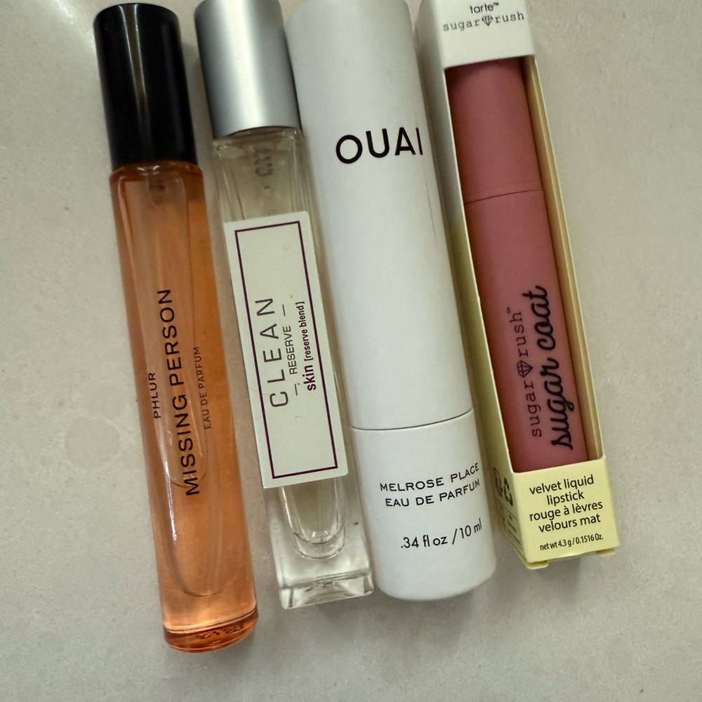 Lot/3 Lux Sephora Perfume OUAI melrose place CLEAN skin PHLUR missing person